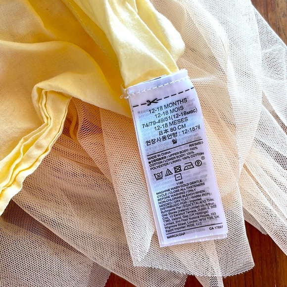 Disney x Gap RARE larger sized Snow White tulle dress - Picture 4 of 4